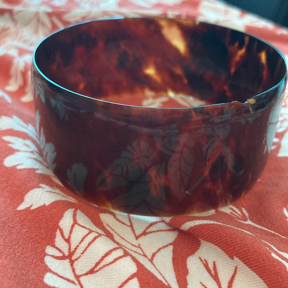 Tortuga Tortoise Shell Bangle About 3 In Dia - image 3
